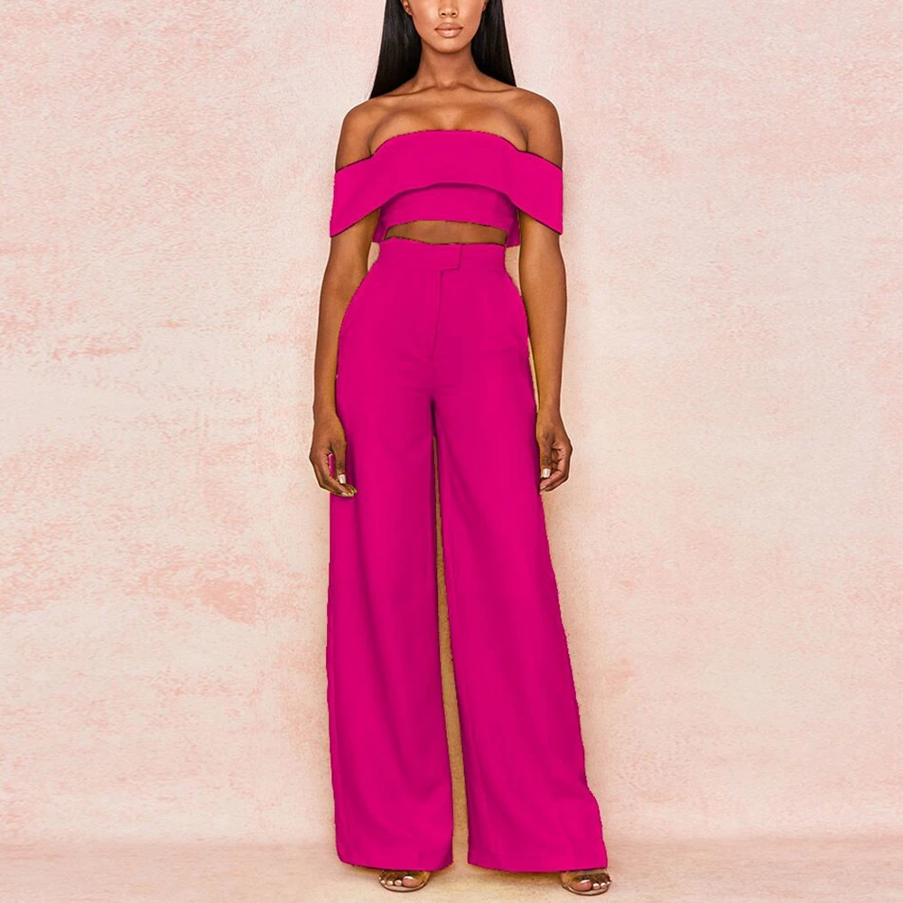 2019 Fashion Plus Size Rose Red Two 2 Pieces Off The Shoulder Short Sleeve Solid Verano Women Jumpsuits Clubwear Wholesale Festa
2019 Fashion Plus Size Rose Red Two 2 Pieces Off The Shoulder Short Sleeve Solid Verano Women Jumpsuits Clubwear Wholesale Festa