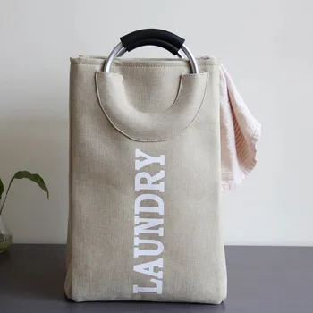 Cotton Linen Portable Large Dirty Clothes Laundry Basket Hamper With Handle Kids Toys Organizer Storage Barrel Shopping Bag
Cotton Linen Portable Large Dirty Clothes Laundry Basket Hamper With Handle Kids Toys Organizer Storage Barrel Shopping Bag