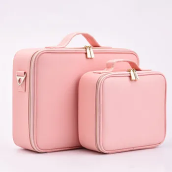 Profession Storage Partition Cosmetic Makeup Bag Pink Customizable Manicure Toolbox
Profession Storage Partition Cosmetic Makeup Bag Pink Customizable Manicure Toolbox