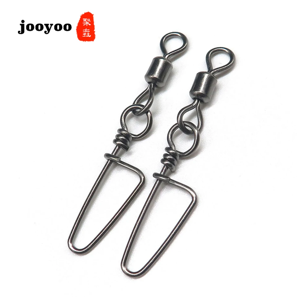 jooyoo 10PCS Fishing Connector Pin Bearing Rolling Swivel Stainless Steel with Coastlock Snap Fishhook Lure Swivels Fishing
jooyoo 10PCS Fishing Connector Pin Bearing Rolling Swivel Stainless Steel with Coastlock Snap Fishhook Lure Swivels Fishing