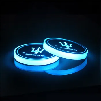 2X LED Cup Pad For Maserati Quattroporte Ghibli Levante Car Logo USB Charging 7 Colors Anti Slip Drink Holders Car Accessories
2X LED Cup Pad For Maserati Quattroporte Ghibli Levante Car Logo USB Charging 7 Colors Anti Slip Drink Holders Car Accessories