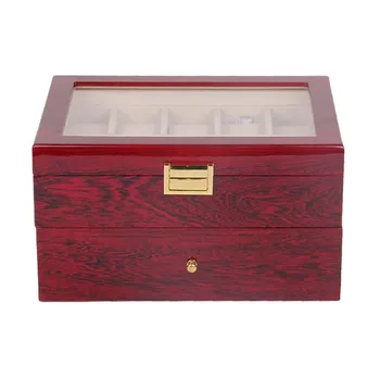 20 Slots Watch Cases Glass Top, Solid Wood Watches Storage Organizer Display Box Holder Exquisite and Durable
20 Slots Watch Cases Glass Top, Solid Wood Watches Storage Organizer Display Box Holder Exquisite and Durable
