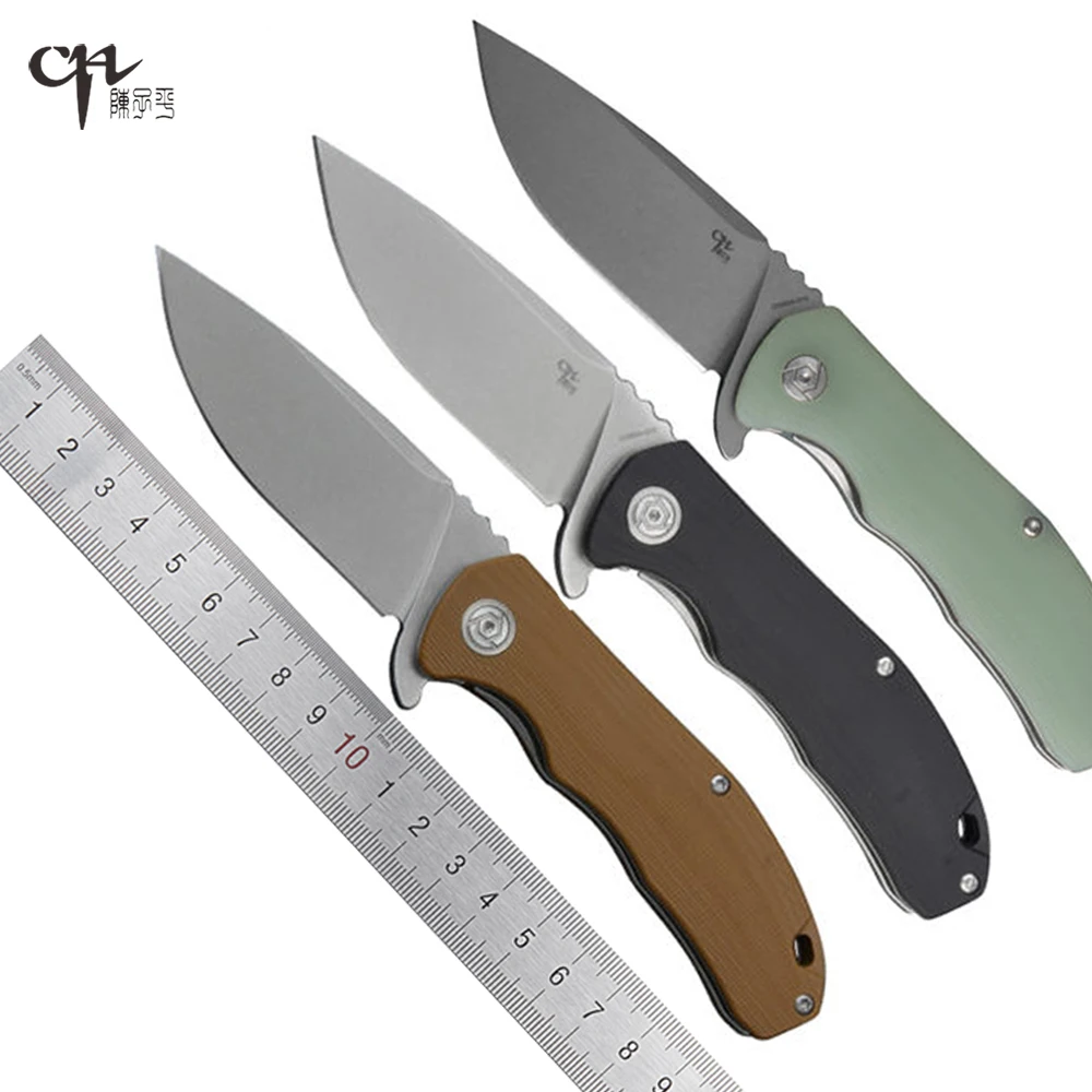 HOT SELLING CH3504 Folding Knife D2 Steel Blade G10 Handle Outdoor Camping Utility Tactical Knives EDC Bushcraft Hand Tools
HOT SELLING CH3504 Folding Knife D2 Steel Blade G10 Handle Outdoor Camping Utility Tactical Knives EDC Bushcraft Hand Tools