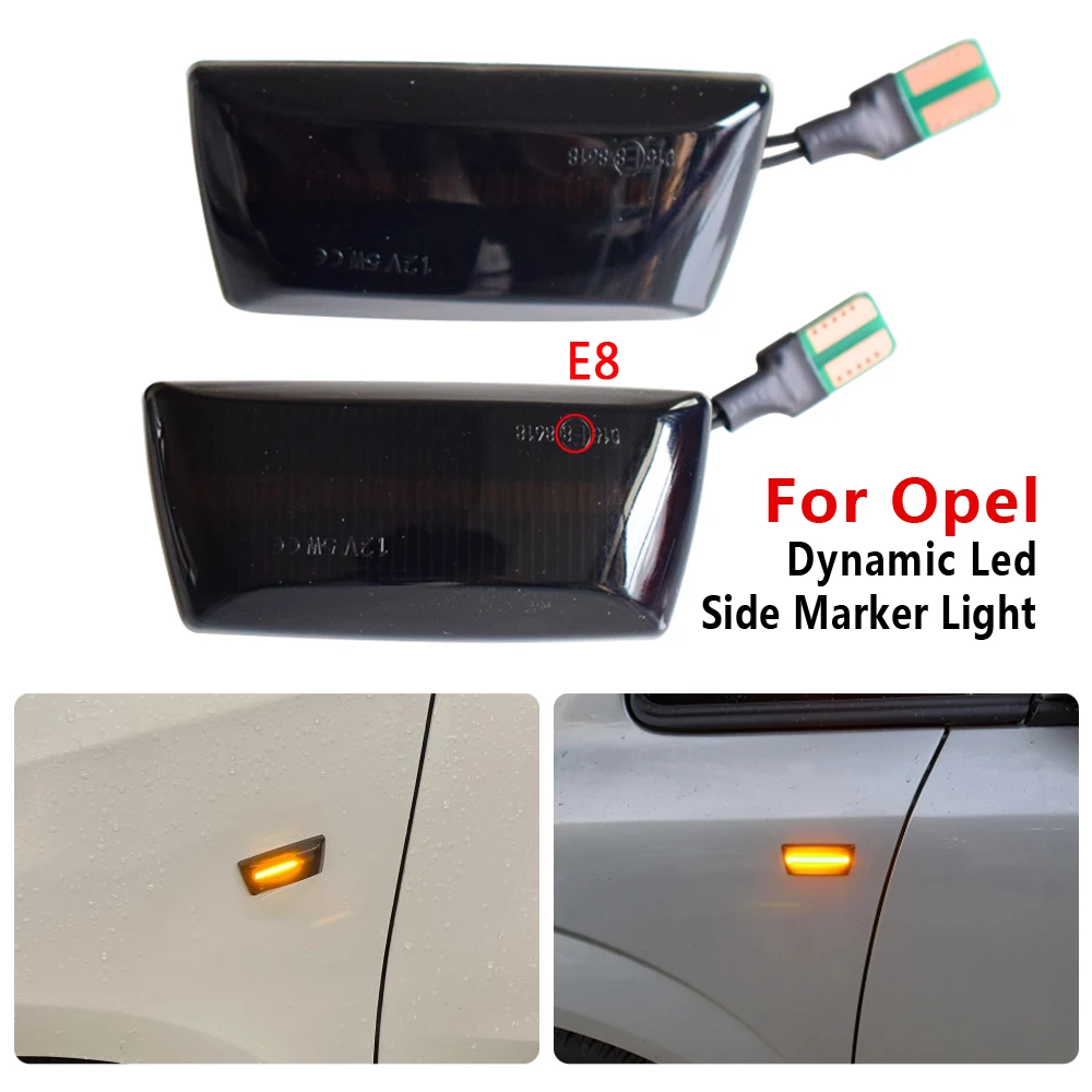 

Flowing Mirror Indicator Blinker Dynamic LED Turn Signal Side Marker Light For Opel Insignia Astra H Zafira B Corsa D Chevrolet