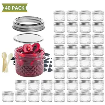 40pcs 120ML Glass Bottle Mason Jar Salad Ice Cream Can Transparent Storage Can Sealed Tea Coffee Storage Tank Glass Jar With Lid
40pcs 120ML Glass Bottle Mason Jar Salad Ice Cream Can Transparent Storage Can Sealed Tea Coffee Storage Tank Glass Jar With Lid