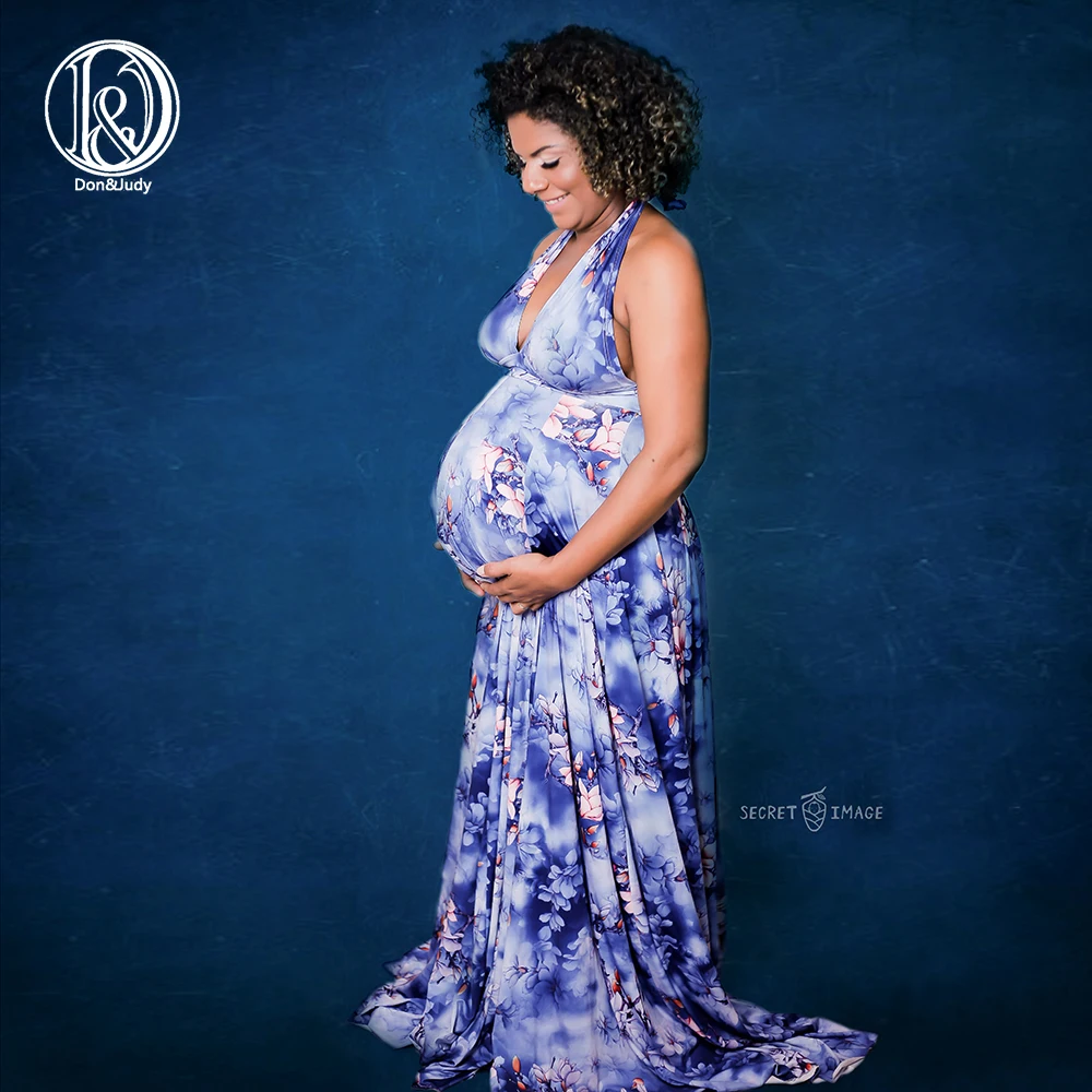 Don&Judy Sexy V-neck Pregnant Dress Pregnancy Dress for Maternity Photo Props Blue Floral Evening Dresses Party Gown 2020
Don&Judy Sexy V-neck Pregnant Dress Pregnancy Dress for Maternity Photo Props Blue Floral Evening Dresses Party Gown 2020