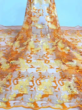 wonderful design African tulle lace fabric orange French net lace fabric with sequins embroider for dress 8colors FZZ470
wonderful design African tulle lace fabric orange French net lace fabric with sequins embroider for dress 8colors FZZ470