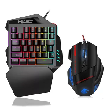Keyboard Mouse Set HXSJ V100+A907 Keyboard Mouse Set 35 Keys Mini USB Wired Keyboard+ Mouse Mice Gaming Keyboard-L1227
Keyboard Mouse Set HXSJ V100+A907 Keyboard Mouse Set 35 Keys Mini USB Wired Keyboard+ Mouse Mice Gaming Keyboard-L1227