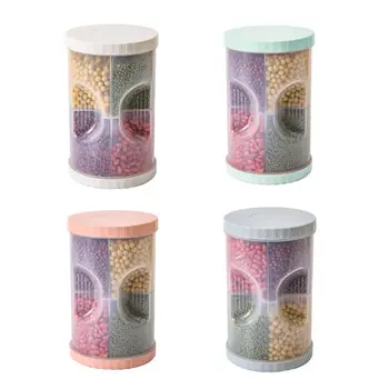 Plastic Cereal Storage Box 4 Separate Grid Rice Flour Grain Food Container Household Kitchen Sealed Can
Plastic Cereal Storage Box 4 Separate Grid Rice Flour Grain Food Container Household Kitchen Sealed Can