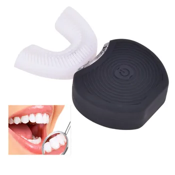 Toothbrush for 360 Degrees Intelligent Automatic Sonic Electric U Type Tooth Brush USB Charging Tooth Teeth Whitening Blue Light
Toothbrush for 360 Degrees Intelligent Automatic Sonic Electric U Type Tooth Brush USB Charging Tooth Teeth Whitening Blue Light