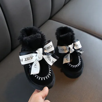 Fashion Plush Warm Snow Boots For Winter Girls Suede Leather Sequins Snow Boots Children'S Platform Waterproof Kids Cotton Shoes
Fashion Plush Warm Snow Boots For Winter Girls Suede Leather Sequins Snow Boots Children'S Platform Waterproof Kids Cotton Shoes