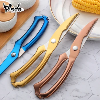 1Pc Stainless Steel kitchen Scissor Shear Fish Meat Tool Nutcracker Bottle Opener Bone Cutter Detachable Kitchen Tools Paper-cut
1Pc Stainless Steel kitchen Scissor Shear Fish Meat Tool Nutcracker Bottle Opener Bone Cutter Detachable Kitchen Tools Paper-cut