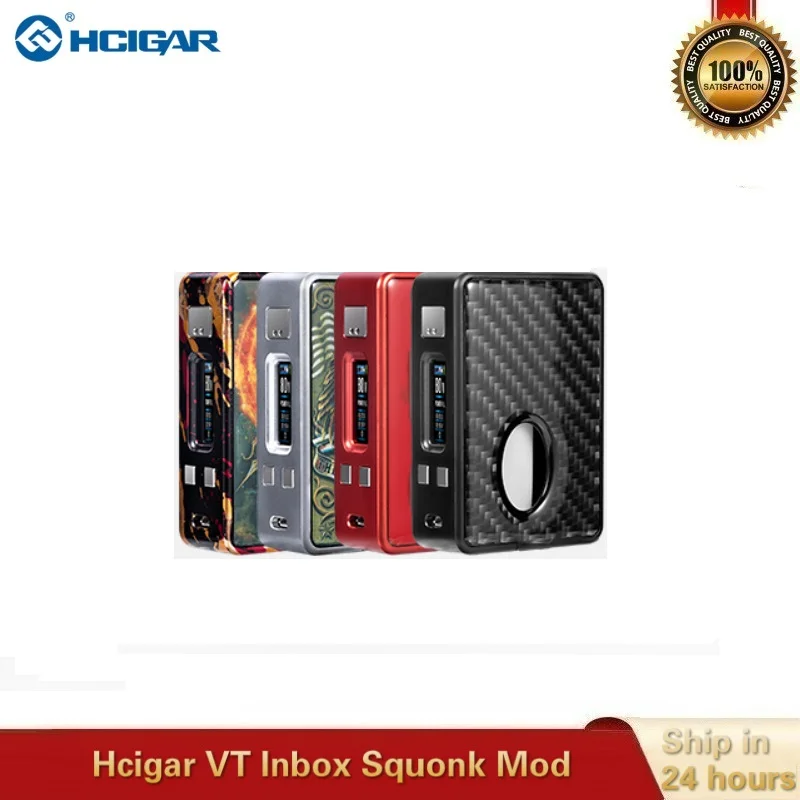 Original HCIGAR VT Inbox Squonker Mod 75w Box Mods Vaporizer with Evolv DNA75 Chip Powered By 18650 Battery Electronic Cigarette
Original HCIGAR VT Inbox Squonker Mod 75w Box Mods Vaporizer with Evolv DNA75 Chip Powered By 18650 Battery Electronic Cigarette