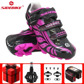 Sidebike women cycling shoes sapatilha ciclismo mtb pedals mountain bike sneakers outdoor self-locking breathable Athletic shoes
Sidebike women cycling shoes sapatilha ciclismo mtb pedals mountain bike sneakers outdoor self-locking breathable Athletic shoes