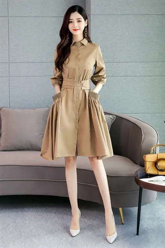 WOMEN'S Windbreaker Medium Length Thin Slimming 2019 Autumn Popular Waist Hugging Big Hemline Korean-style Casual CHIC Short-hei
WOMEN'S Windbreaker Medium Length Thin Slimming 2019 Autumn Popular Waist Hugging Big Hemline Korean-style Casual CHIC Short-hei