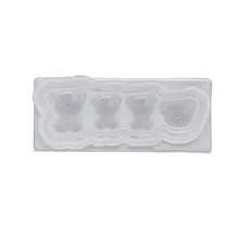 Sorte gato urso deus da riqueza 3d molde de unhas decoração stamper molde de unhas moldes 634d(China)