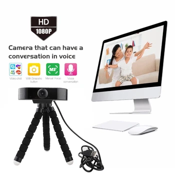 Webcam 1080P Full HD Web Cam PC Computer Camera For Video Meeting/youtube Web Camera Built-In Microphone With Tripod New
Webcam 1080P Full HD Web Cam PC Computer Camera For Video Meeting/youtube Web Camera Built-In Microphone With Tripod New