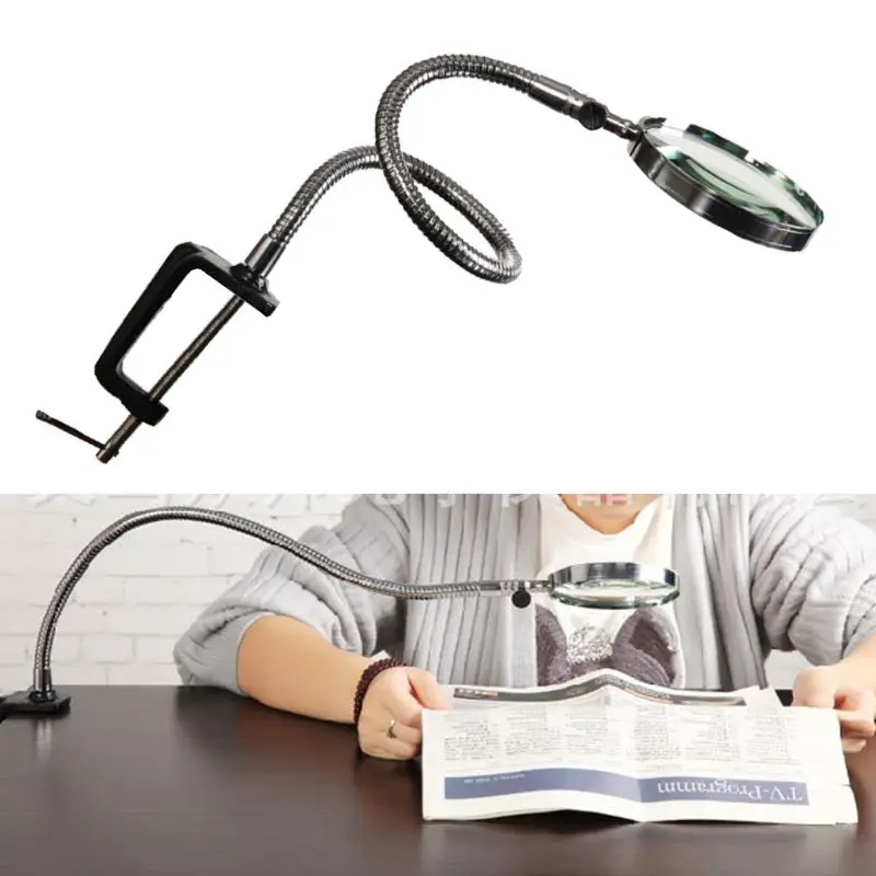 3 X 100mm Lens Repaire Magnifier Loupe With Flexible Hose Clip Magnifying Desk Table Clamp Folders 24BA
3 X 100mm Lens Repaire Magnifier Loupe With Flexible Hose Clip Magnifying Desk Table Clamp Folders 24BA