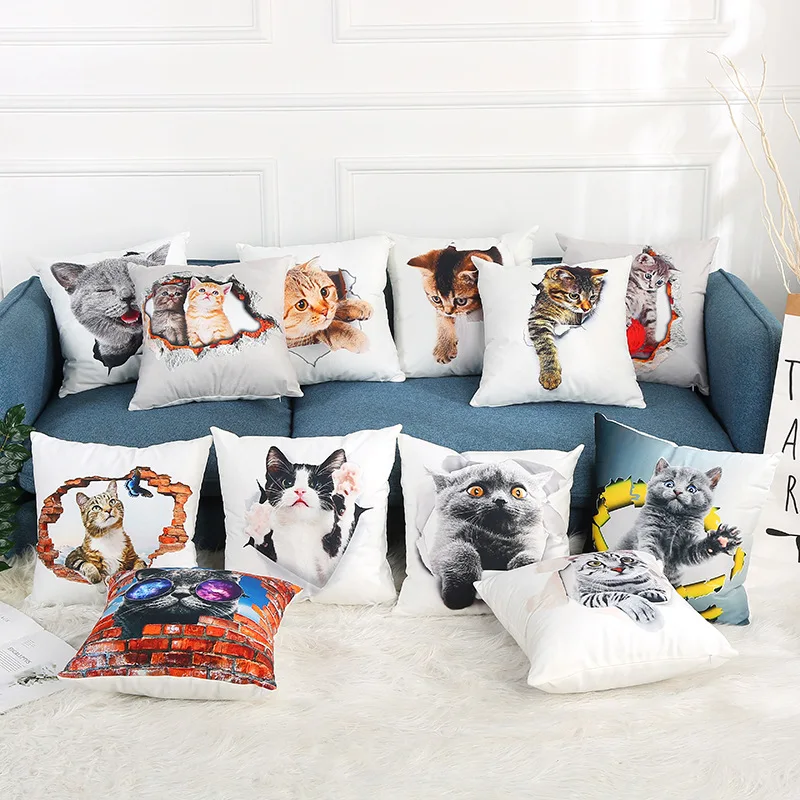 Animal Portrait Cushion Cover Cat Linen Print Pillow Case Pillow Cover Decoration for Home Office Bedroom Living Room
Animal Portrait Cushion Cover Cat Linen Print Pillow Case Pillow Cover Decoration for Home Office Bedroom Living Room
