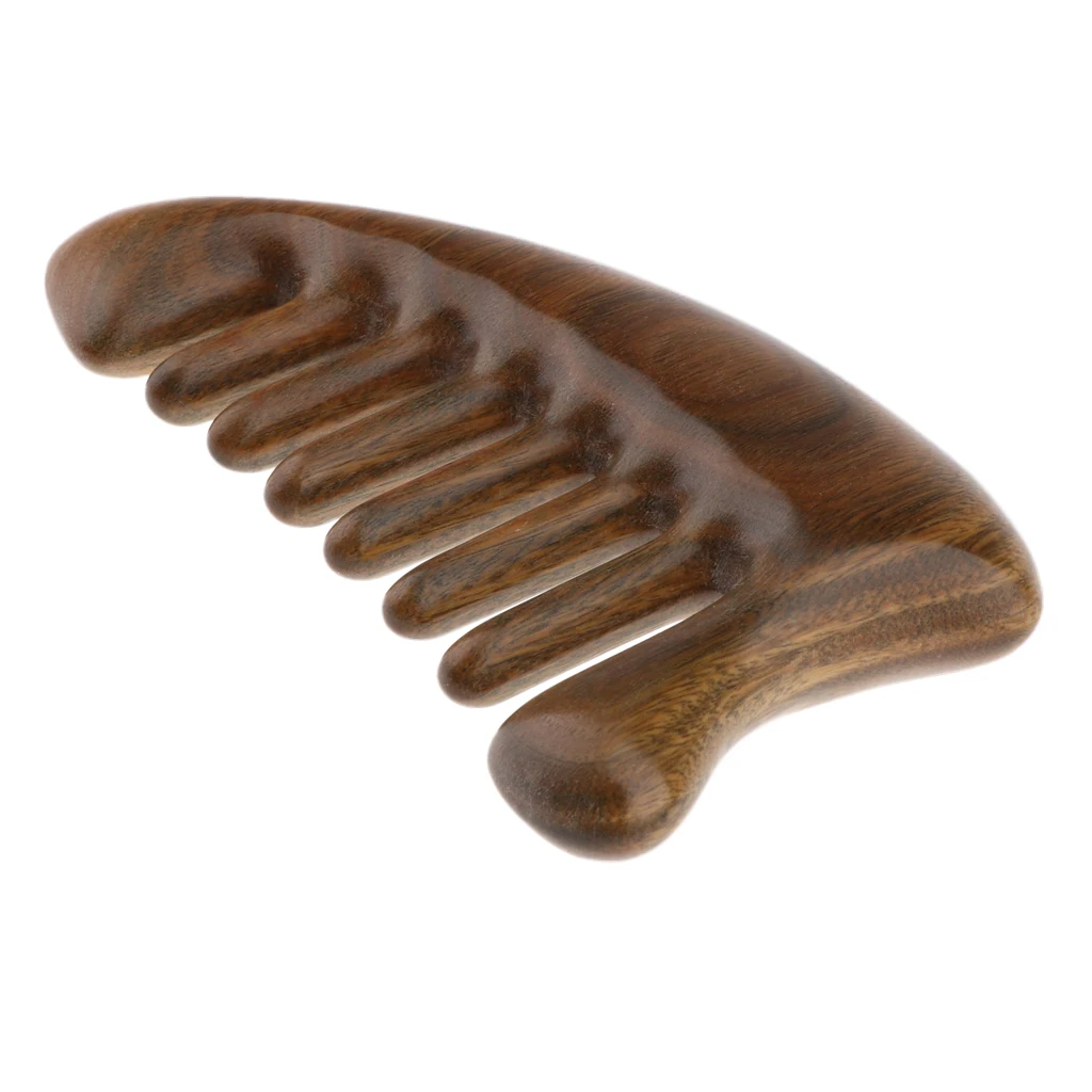 Seamless Handmade Anti-Static Wide Teeth Natural Green Sandalwood Massage Detangling Hair Comb Pocket Size for Travel Seamless Handmade Anti-Static Wide Teeth Natural Green Sandalwood Massage Detangling Hair Comb Pocket Size for Travel