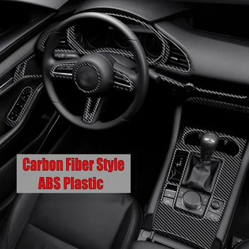 ABS Plastic Interior Decration Accessories Console Gear Shift Panel Cover For Mazda 3 2019-2020 Unksela Carbon Fiber style
ABS Plastic Interior Decration Accessories Console Gear Shift Panel Cover For Mazda 3 2019-2020 Unksela Carbon Fiber style