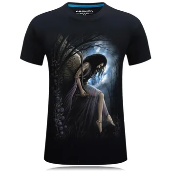 Summer new women's street letter characters print loose short-s 7508
Summer new women's street letter characters print loose short-s 7508