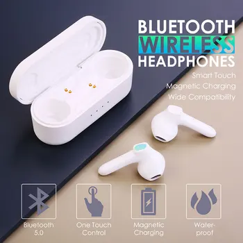 J64 TWS Bluetooth 5.0 Earphones True Wireless HiFi Earbuds with Charging Case Touch Control Headset f/ Sports Noise Reduction
J64 TWS Bluetooth 5.0 Earphones True Wireless HiFi Earbuds with Charging Case Touch Control Headset f/ Sports Noise Reduction