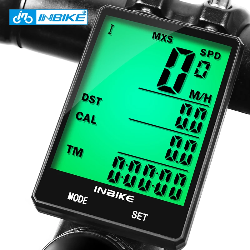 INBIKE 2.8'' Bike Bicycle Wireless Wired Speedometer Computer With Mount Bracket Waterproof Odometer Cycling LED Watch Stopwatch
INBIKE 2.8'' Bike Bicycle Wireless Wired Speedometer Computer With Mount Bracket Waterproof Odometer Cycling LED Watch Stopwatch