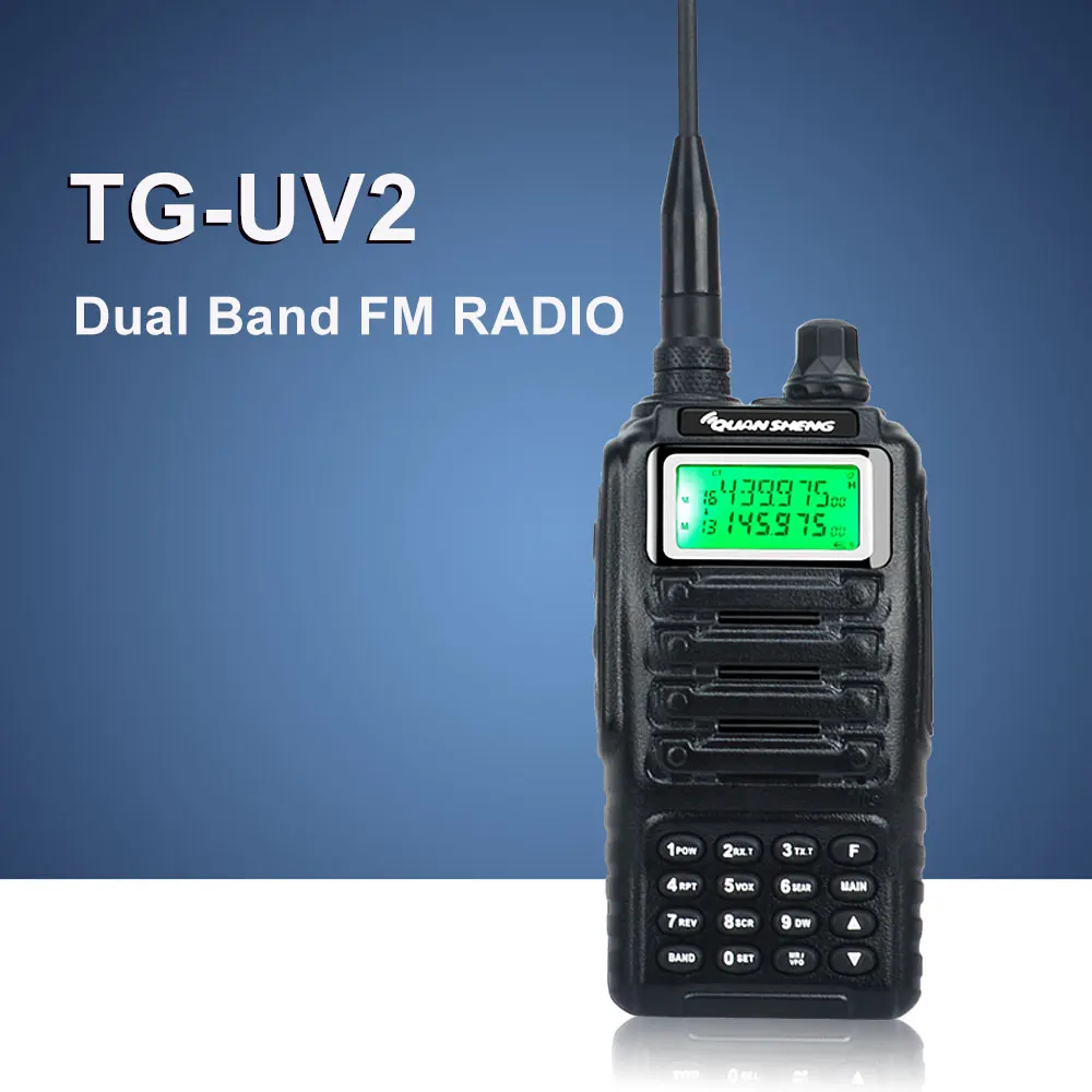 Quansheng uv Двухдиапазонная рация TG-UV2 tg uv2 профессиональный трансивер скремблер