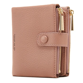 Dual-Zipper Women's Leather Clutch Wallet for Travel Trifold Short Card Slots Holder Coin Purse for Lady Clutch Bag 2020 Designs
Dual-Zipper Women's Leather Clutch Wallet for Travel Trifold Short Card Slots Holder Coin Purse for Lady Clutch Bag 2020 Designs
