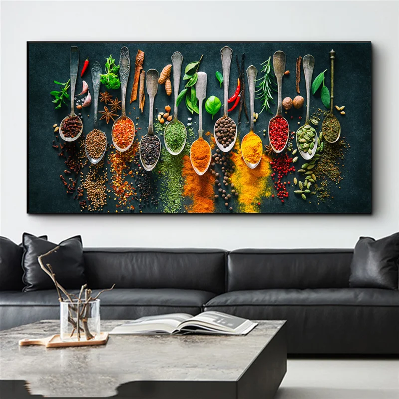 Herbs and Spices for Cooking Canvas Art Posters And Prints Kitchen theme Canvas Paintings On the Wall Art Pictures Cuadros Decor
Herbs and Spices for Cooking Canvas Art Posters And Prints Kitchen theme Canvas Paintings On the Wall Art Pictures Cuadros Decor