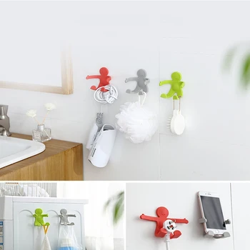 Creative Cute Little Man Wall Mounted Simple Design Metal Hat Seamless Key Hanging Clothes Coat Rack Hooks Home Decoration
Creative Cute Little Man Wall Mounted Simple Design Metal Hat Seamless Key Hanging Clothes Coat Rack Hooks Home Decoration