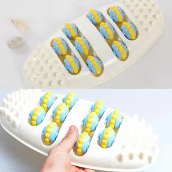 Round Foot Massager Home Feet Massage Roll Relieve 4 Row Acupoint Roller Fasciitis Sole Tool Heel Heel Relax Plantar Reflex O8I2
Round Foot Massager Home Feet Massage Roll Relieve 4 Row Acupoint Roller Fasciitis Sole Tool Heel Heel Relax Plantar Reflex O8I2