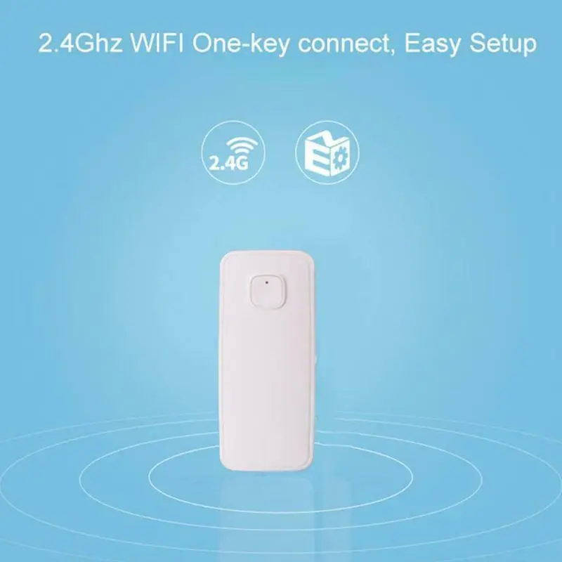 Wireless WiFi Water leakage Detector Home Security Flood Overflow Alarm APP Notification Sensor
Wireless WiFi Water leakage Detector Home Security Flood Overflow Alarm APP Notification Sensor