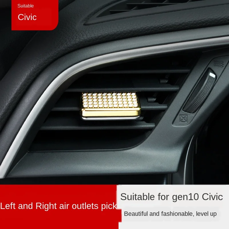 Applicable to Civic 10 Generation for Retrofitting Center Console Air Outlet Diamond-Embedded Decorative Stickers 10 Generation
Applicable to Civic 10 Generation for Retrofitting Center Console Air Outlet Diamond-Embedded Decorative Stickers 10 Generation
