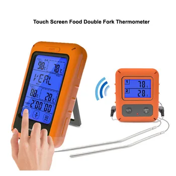 Wireless Digital Touch Screen Bluetooth BBQ Cooking Food Thermometer Home Use Thermometer with timer Kitchen Thermometer
Wireless Digital Touch Screen Bluetooth BBQ Cooking Food Thermometer Home Use Thermometer with timer Kitchen Thermometer