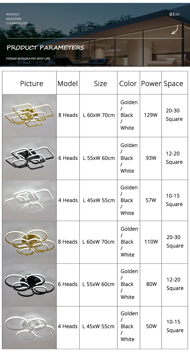Acylic Ceiling Lights Square Rings For Living Room Bedroom Home AC85-265V Modern Led Ceiling Lamp Fixtures lustre plafonnier Acylic Ceiling Lights Square Rings For Living Room Bedroom Home AC85-265V Modern Led Ceiling Lamp Fixtures lustre plafonnier