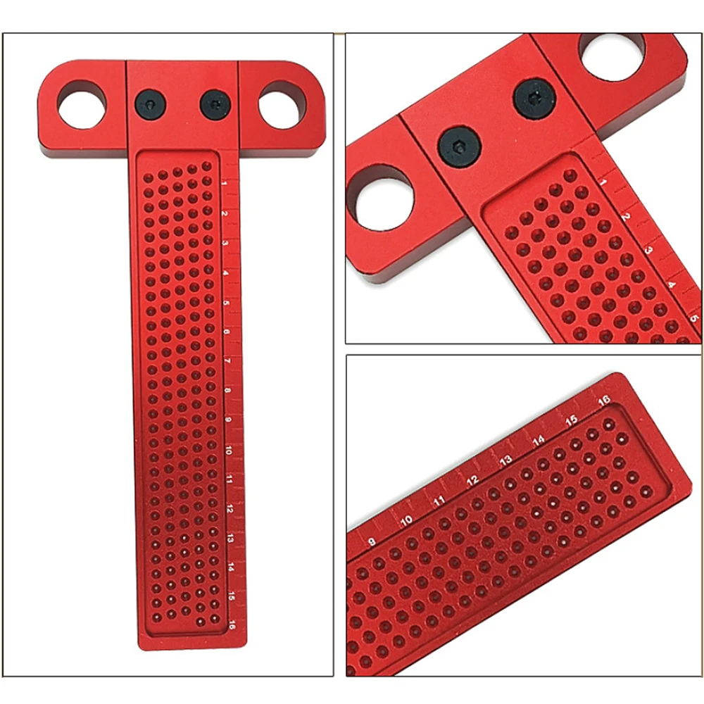 Woodwork Type T-Type Metal Ruler Hole Transcribe Wood Cross Measuring Tool T-100, T-160, T-260 Multi Tools
Woodwork Type T-Type Metal Ruler Hole Transcribe Wood Cross Measuring Tool T-100, T-160, T-260 Multi Tools