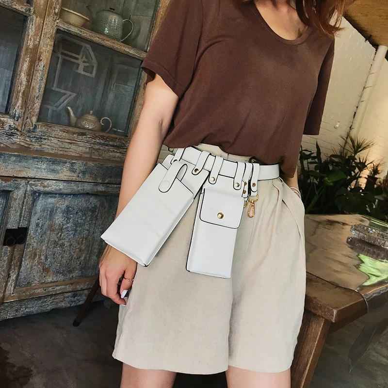 Women Waist Bag Fashion Leather Waist Belt Crossbody Chest Bags Girl Fanny Pack New Small Phone Pack Shoulder Strap Packs Bag 
Women Waist Bag Fashion Leather Waist Belt Crossbody Chest Bags Girl Fanny Pack New Small Phone Pack Shoulder Strap Packs Bag
