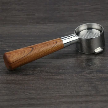 Bottomless Portafilter Stainless Steel Wood Handle for Coffee Machine Espresso Machine Tool JS22
Bottomless Portafilter Stainless Steel Wood Handle for Coffee Machine Espresso Machine Tool JS22