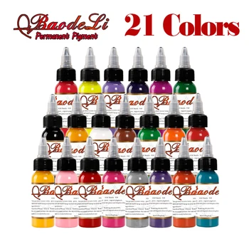 21 Pack Professional Tattoo Ink 1Oz 21 Color Set Permanent Tattoo Pigment Body Paint Tattoo Supplies
21 Pack Professional Tattoo Ink 1Oz 21 Color Set Permanent Tattoo Pigment Body Paint Tattoo Supplies