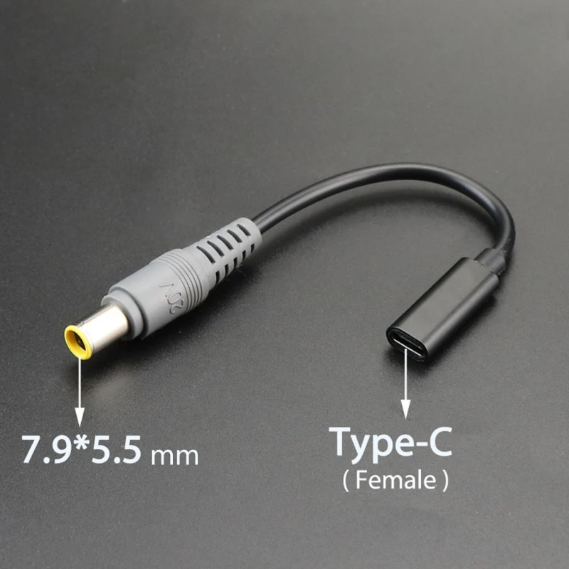 USB 3.0 Type-C мама к DC 3 1*7 9 мм 5 0*4 0*5 2 Sqaure папа адаптер питания Соединительный для l-enovo PD |