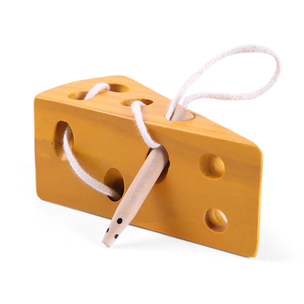 Wooden Teaching Montessori Mathematics Learning Toy Baby Mouse Thread Cheese Plaything Early Learning Education Toys
Wooden Teaching Montessori Mathematics Learning Toy Baby Mouse Thread Cheese Plaything Early Learning Education Toys