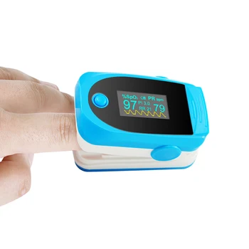 Blue OLED Fingertip Pulse Oximeter With Audio Alarm & Pulse Sound -SPO2 PR PI Respiration Rate Monitor
Blue OLED Fingertip Pulse Oximeter With Audio Alarm & Pulse Sound -SPO2 PR PI Respiration Rate Monitor