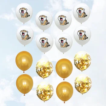 20Pcs Latex Balloons Animal Patttern Decorative Balloons Birthday Party Balloon Assorted Color (10Pcs Tiger Pattern Balloons 5Pc
20Pcs Latex Balloons Animal Patttern Decorative Balloons Birthday Party Balloon Assorted Color (10Pcs Tiger Pattern Balloons 5Pc