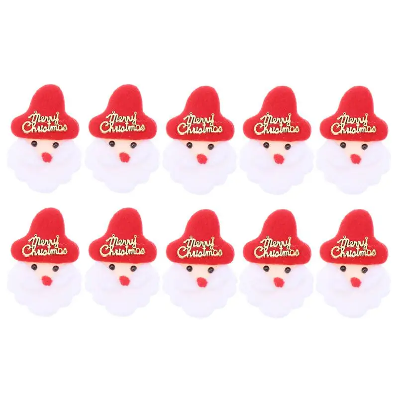 10pcs Christmas Tree Santa Head Hanging Ornaments DIY Felt Cloth Paste Sewing Garment Patches With Merry Christmas Applique
10pcs Christmas Tree Santa Head Hanging Ornaments DIY Felt Cloth Paste Sewing Garment Patches With Merry Christmas Applique