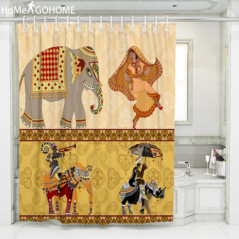 Elephant Shower Curtains African American Women Bathroonm Shower Curtains 3D Bath Curtain Waterproof Fabric Bathroom Screen
Elephant Shower Curtains African American Women Bathroonm Shower Curtains 3D Bath Curtain Waterproof Fabric Bathroom Screen