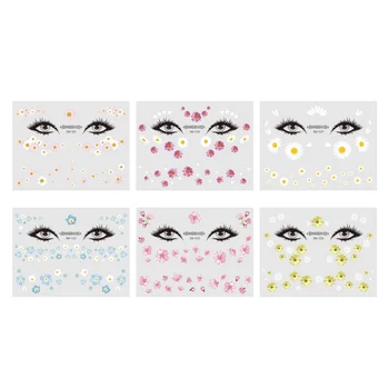 6pcs Daisy Face Stickers Makeup Stickers Waterproof Sweat-proof Small Face Paste Collarbone Decors for Women Girls (Assorted Co
6pcs Daisy Face Stickers Makeup Stickers Waterproof Sweat-proof Small Face Paste Collarbone Decors for Women Girls (Assorted Co