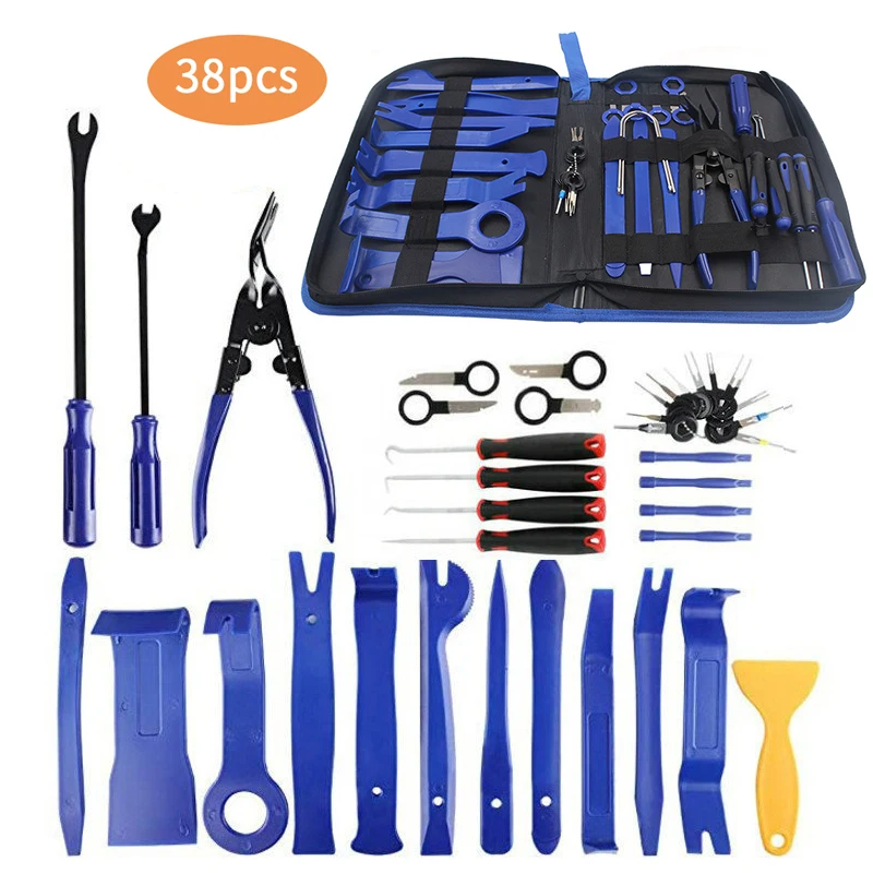 Hand Tool Kit Pry Disassembly Tool Interior Door Clip Panel Trim Dashboard Removal Tool Auto Car Opening Repair Tool Set
Hand Tool Kit Pry Disassembly Tool Interior Door Clip Panel Trim Dashboard Removal Tool Auto Car Opening Repair Tool Set
