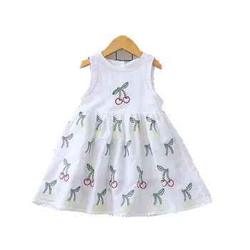 Cherry Embroidery Children's DRESS 2020 Summer Children's Skirt Girl's Dress
Cherry Embroidery Children's DRESS 2020 Summer Children's Skirt Girl's Dress